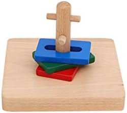 Early Development Baby Toy, Montessori Twist & Sort Dowel Set, Preschool Equipment, Twist and Sort Toy, Montessori Fine Motor Skills Development, Wooden Fine Motor Skills Toy - Toyigo