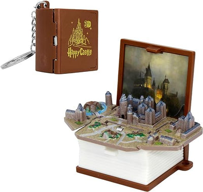 Harry Potter Keychains, Miniatures Toys for 8-12-Year-Olds, Enchanted Castle Scene for Women, Enchanted Castle Scene for Men, Enchanted Castle Scene for Children