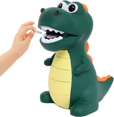 Piggy Bank for Boys, Unbreakable Plastic Dinosaur Piggy Bank for Kids, Children's Money Bank Coin Bank, Gifts for Birthday Christmas Baby Shower