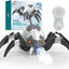 Remote Control Spider, Realistic Robot Spider with Spray and Lights, RC Big Boy Toys, Gifts for Kids, Easter Birthday Party Joke Pranks, Bot Black Widow Spider Real with Music Effect - Toyigo