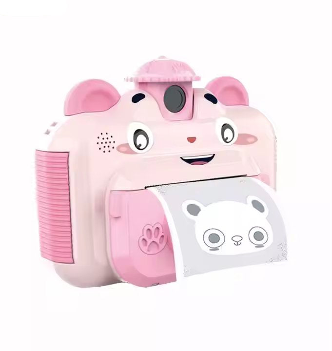 Kids Instant Print Camera, 1080P HD, Mini Camera with Thermal Photo Paper, Fun Toy for Boys & Girls with Free Drop Shipping