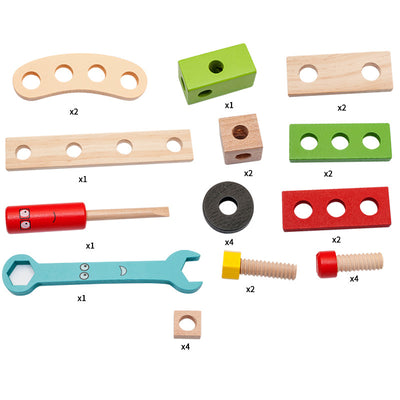 Children's Screw-Tightening Toys, Cross-Border Versatile Nut Combination, Hand-Eye Coordination Exercise, Disassembly and Assembly Building Blocks for Boys