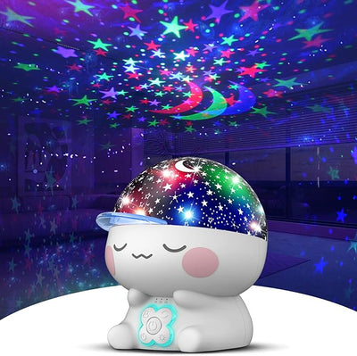 Star Projector Night Light for Kids, Baby Light Projector with Timer 360ø Rotation, Girls Boys Night Lights for Bedroom, Starry Night Light Projector for Kids Room Decoration, Gift for Toddler Teens