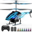 Remote Control Helicopter, 30Mins Flight(2 Batteries), 7+1 LED Light Modes,   Altitude Hold, 3.5 Channel, Gyro Stabilizer,  Remote Helicopter Toys for Boys and Girls (Colour May Vary) - Toyigo