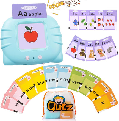 ABC Learning Flash Cards for Toddlers 2-4, Autism Toys, Speech Therapy Toys, Educational Talking Flash Cards Kindergarten for Boys and Girls, 248 Sight Words - Toyigo