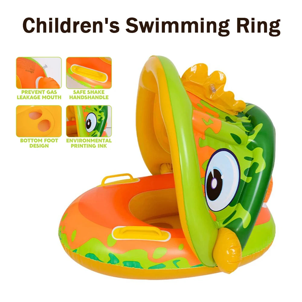 Baby Swimming Float, Infant Pool Swimming Boat, Baby Pool Toy, Inflatable Floating Ring for Kids, Infant Floating Pool, Baby And Mother Swim Trainer Toy Kids 1-6Y - Toyigo