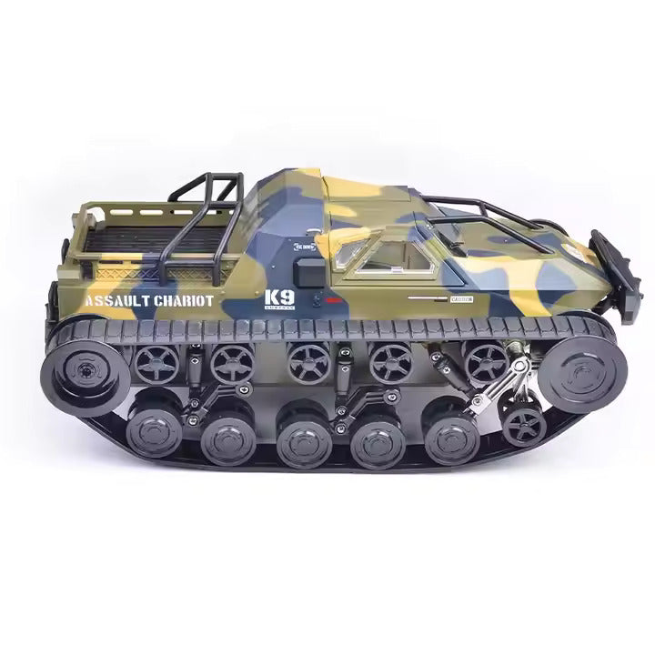 1/12 Scale Radio Control Off-Road Tank - 4WD High Speed All Terrain RC Toy