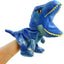 Plush Dinosaur Hand Puppets, Dinosaur Stuffed Animal Cute Soft Plush Toy, Great Birthday Gift for Kids, 11 inches Open Movable Mouth for Creative Role Play