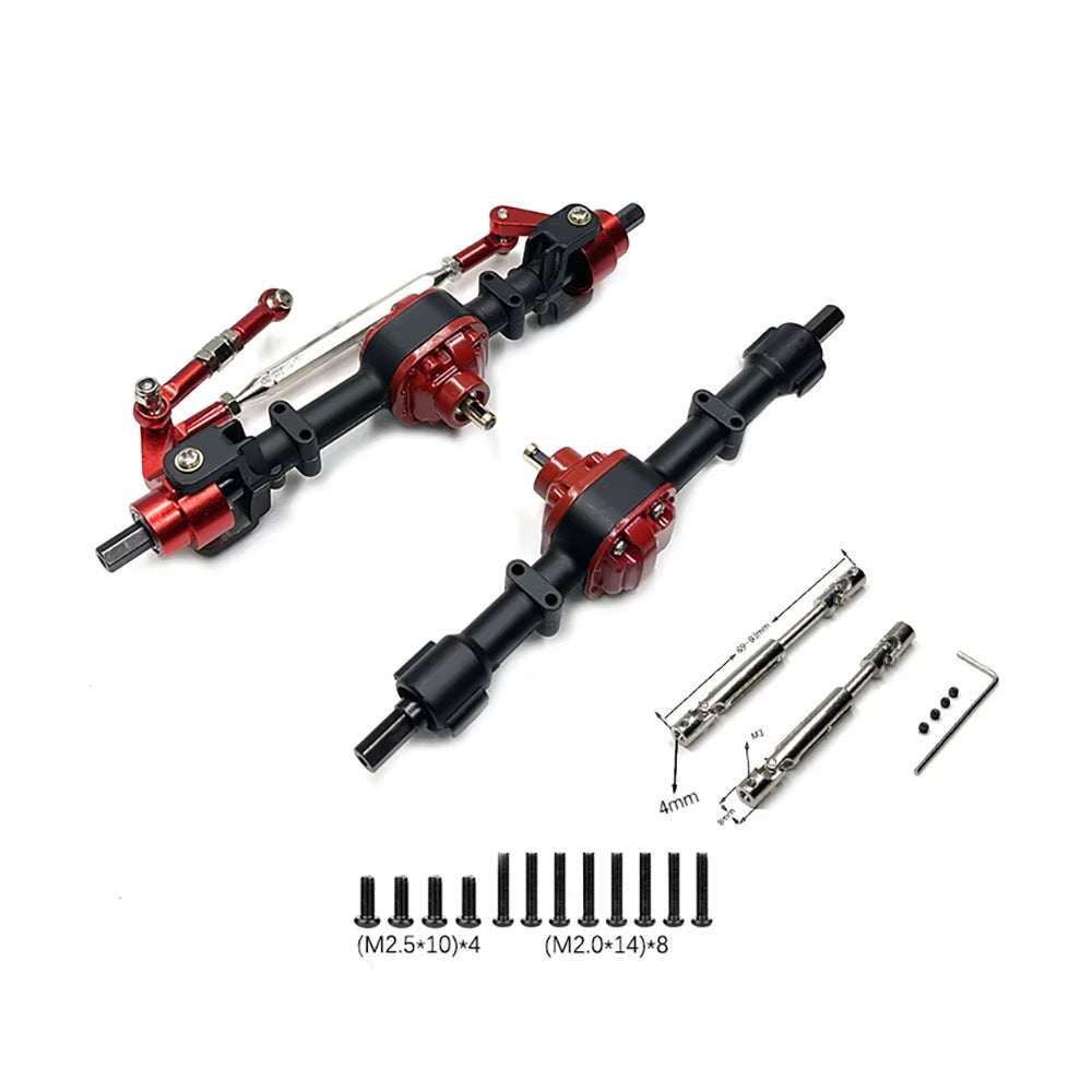 Metal Front and Rear Axle, Drive Shaft, Bull 1/12 MN78, MN82, LC79 Remote Control Car, Upgrade Parts, Accessories