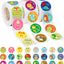 3 Rolls Motivational Stickers, 1500 Pcs Teacher Reward Stickers, School Supplies Roll Sticker, Potty Training Stickers for School Classroom Home, 24 Designs for Kids