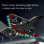 Remote Control Airplane, RC Plane-2.4GHz 6 CH Remote Control Airplane with 360ø Stunt Spin Remote & Light, Durable EPP Foam RC Plane with Dual Mode Gravity Sensing, Fighter Glider Airplane - Toyigo