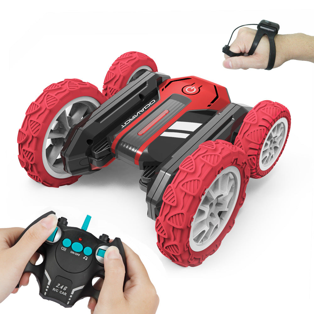 RC Cars -TD202 Remote Control Car,360 Flip Spinning RC Cars with Bright Lights, Double Sided RC Stunt Car, Outdoor All Terrain Rechargeable Electric Car, Boys,Girls Fun Toy Cars Gifts for Kids - Toyigo