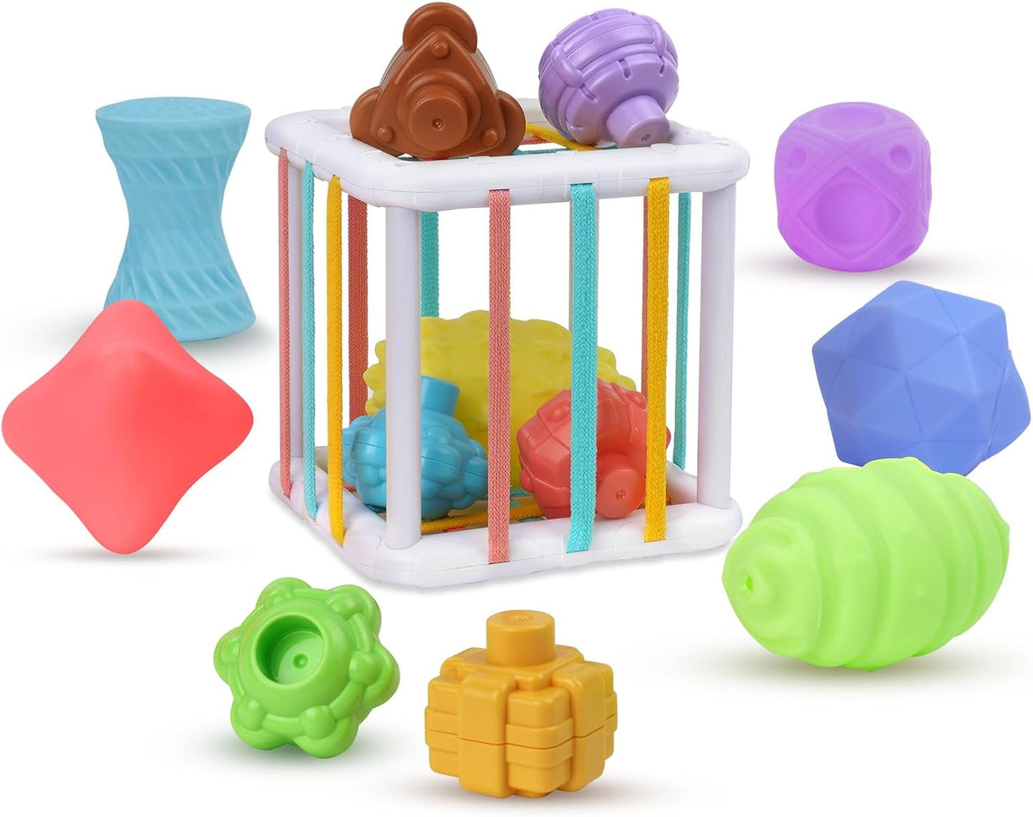 Cross-Border Infant Early Education Building Blocks - Sessile 0-3 Years Baby Hands-On Grasping Cognitive Sensory Educational Toys