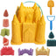 Beach and Sand Castle Kit, 12 PCS Sand Toys for Kids, Outdoor with Sand Castle Bucket, Molds, Rake and Shovel, Great Toys for Beach