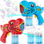 2 Pack Dino Bubble Guns for Kids, Bubbles Gun, Blaster, Blower, Maker, Machine for Boys & Girls, Cool Outdoor Dinosaur Toys for Toddlers, Birthday Gifts for Ages 3 4 5 6 7 8 Year Old Kid Toy