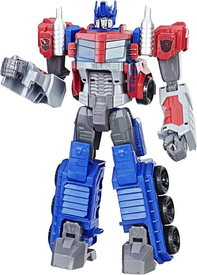 Transformers Toys Heroic Optimus Prime Action Figure - Timeless Large-Scale Figure, Changes into Toy Truck - Toys for Kids 6 and Up, 11-inch