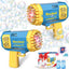 Toys for 3-8 Year Old Boys Girls, 2 Pack Bubble Machine for Kids with Bubble Solution, Gifts for 3 4 5 6 7 8 Years Old Boy Birthday Toy for Kid Toddlers Ages 4-6 Outdoor Wedding Bubbles Wands