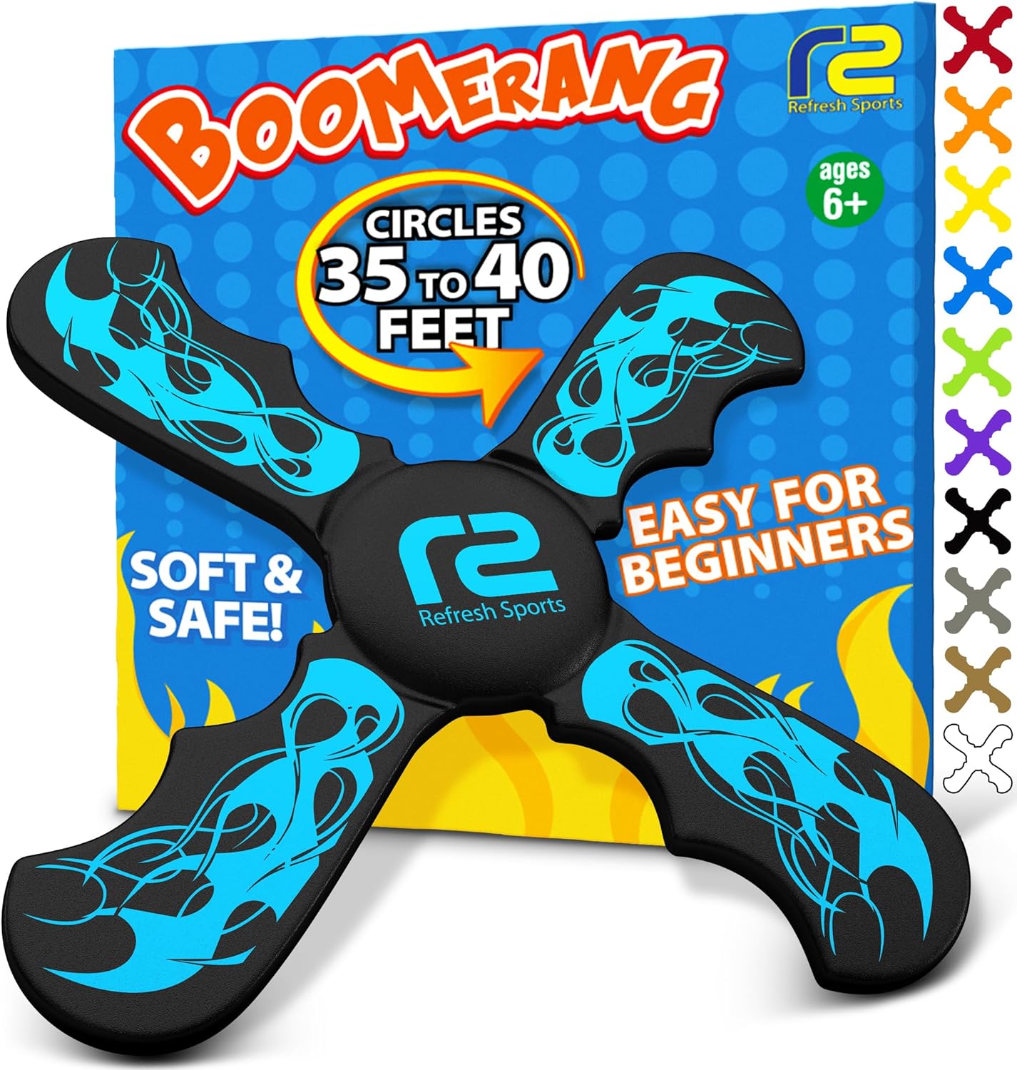 Best Soft Frisbee Kids Boomerang, Easter Basket Stuffer For Boys & Girls, Outdoor Flying Disc Beach Frisbee for Kids Age 6 & up, Fun Boys Toys age 8-10 Fun Kid Mini Frisbee Disc Frisbees for Kids