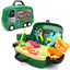 Dinosaur Toys, Clay Pretend Play Set with Molds, Dinosaur Toys Kids in a Portable Suitcase for Boys and Girls