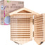 Native Bee Habitat Observatory, Nature Kit Bug Hotel, Bee House for Pollinator Bees, Mason Bee Houses for Pollinating Bees, Bug Habitat Toys for Kids 3-5 - Toyigo