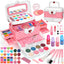 Kids Makeup Kit for Girl, Washable Kids Makeup Kit Girl Toys, Real Little Girls Makeup Kit for Kids 4-12, Children Princess Play Makeup Set, Birthday Gift Christmas Toys for Girls 4 5 6 7 8 9 Year Old