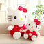 Hello Kitty 8-Inch Soft Touch Plush Doll with Kanji Love Sticker, Adorable and Cuddly