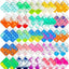 50Pcs Mini Pop Fidget Toys, Pop Keychain Fidget Toy, Push Bubble Pop Silicone Squeeze Sensory Toys, Anxiety Stress Reliever for Adults and Kids