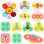 12Pcs Suction Cup Spinners, Baby Bath Sensory Toys, Toddler Fun, Ideal Birthday or Christmas Gifts, Spinning Tops for 12-18 Months Old Boys and Girls - Toyigo