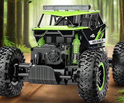 Rc Car, Remote Control Monster Truck, 1:14 Off Road Monster Truck,4WD 2.4Ghz 4WD with LED Headlight Rock Crawler 1:16 All Terrain Rechargeable Electric Toy for Boys & Girls Gifts - Toyigo