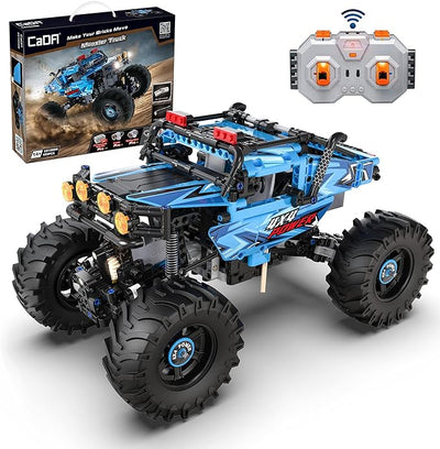 RC Car Truck ? 699 pcs Building Block Model Detailed Instructions ? Powerful Battery ? Two Advanced Motors and Speed Modes ? 2.4GHz Remote ? LED Lights ? Bricks for Adults and Kids