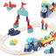 Learn Toddler Musical Train Set Toys, Kids First Electric Railway Tracks Playset, Baby Choo Choo Train W/Learning Blocks, Birthday Gifts for 12 18 Month 1 2 3 4 Year Old Boy Girl Infant Child