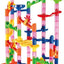 Marble Run Race Coaster Set, Marble Run Railway Toys [ 105 Pieces ] Construction Toys, Building Blocks Set, Marble Run Race Coaster Maze Toys for Kids