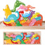 Dinosaur Toys 1-3, Wooden Stacking Blocks, Dinosaur Toys 4-5 Years, Balance Competition Games, Dinosaur Toys for Kids - Toyigo