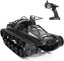 RC Tank Car, 1/12 Scale Remote Control Tank, 2.4GHz RC Tank for Kids, Remote Control Rechargeable Tank, 360ø Rotating Vehicle, Gifts for Boys Girls Teens - Toyigo