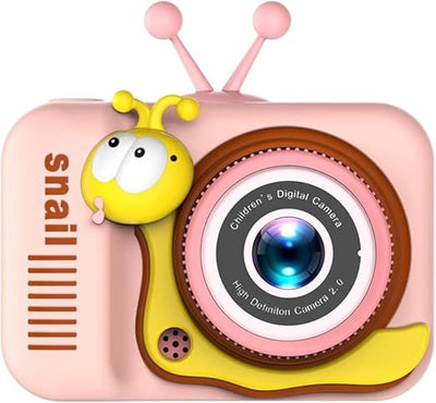 48MP Smart HD Dual-Camera Strawberry Bear Kids' Digital Photo Camera - Perfect Birthday Gift Toy for Children