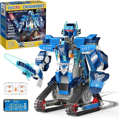 Robot Building Toys for 8 9 10 11 12 13 14 Year Old Boys Girls Kids Gift Idea (477 Pieces), Remote Control & APP Programmable Robot Kit Boy Toys Building Set - Toyigo