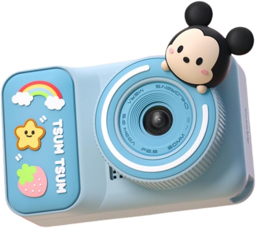 Cute Cartoon Camera for Kids, Anime Mouse Selfie Toy with 32GB Storage, Perfect for Birthdays and Children's Day