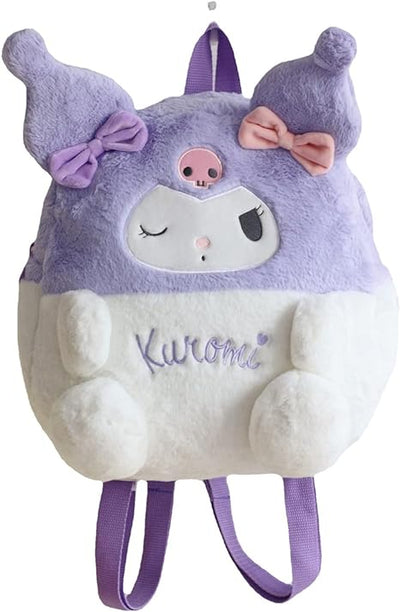 Soft Toys Bag, Large Capacity Melody Backpack, Cute Cartoon Plush, Anime Character Plush Backpack, School Girls Korean Backpack for Kids Adults - Toyigo