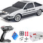 Remote Control Car, RC Drift Car 2.4GHz 1:16 Scale, 4WD 18KM/H High Speed Model, Vehicle with LED Lights, Spray Rubber Tire Racing Sport Toy Car