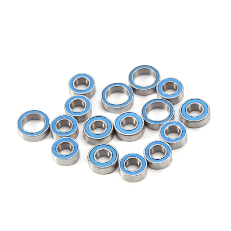 RC Rubber Sealed Ball, 16Pcs Bearings Kit for Tamiya TT-02 TT02 1/10 RC Parts Car Upgrades Parts Accessories - Toyigo