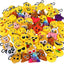 DreamSpark Emoticon Keychain Mini Cute Plush Pillows, Party Favors for Kids Valentine's Day Gifts / Birthday Party Supplies, Emoticon Gifts Toys Carnival Prizes for Kids (64 Pack)