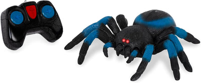 Spider Toy for Kids Ages 6+, Remote Control Spider for Kids, RC Tarantula with LED Eyes, Realistic Moving Legs Spider Toy, Blue Tarantula Spider Toy - Toyigo