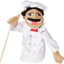 Chef Puppet (Al Dente) with Detachable Wooden Rod - Pretend Play Chef Puppet Chef Pepe