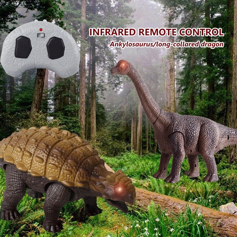 Remote Control Dinosaur, Kids Toy Remote Control Dinosaur, RC Animal Toy Electric Toy Radio-Controlled Robot Verisimilitude Sound Spray for Kids - Toyigo