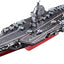 Cross-border remote control aircraft carrier,2.4G RC destroyer toy, Water park launchable model,Aircraft carrier model kit,DIY assembly warship toy,Children and adults present sea model