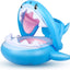 Baby Float Swimming Pool, Toddler Floaties with Inflatable Canopy Shark Infant Pool Float Aged 6-36 Months for Kids