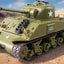 Sherman M4A3 US Medium Tank RC, Infrared Battle Panzer, 2.4GHz Remote Control Tank, 1/30 Scale Model Military Vehicle, RC Tank with Sound and Light Effects - Toyigo