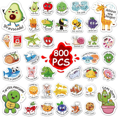 800pcsTeacher Stickers, Classroom Stickers, Motivational Stickers for Kids Stickers for Students