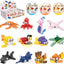 Animal Block Toys, 12PCS Mini Building Blocks Animal, Building Sets Stem Toys, Assorted Mini Animals Building Blocks Sets for Goodie Bags, Prize,Cake Topper, 12PCS Sea Animal Mini Building Blocks, Filled Eggs Toys, Classroom Prize Toys,Cake Topper