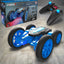 Remote Control Car, LED Double Sided Fast RC Car, 360 Flips, All Terrain Tires, LEDs, Rechargeable Toy Car Batteries, 4WD Off-Road Stunt Car and Easy Remote Kids Toys - Toyigo